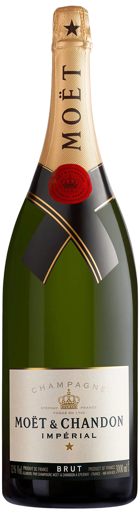 Løgismose Champagne Moët & Chandon Epernay Moët Brut Imperial MATHUSALEM 600cl NV - 131636