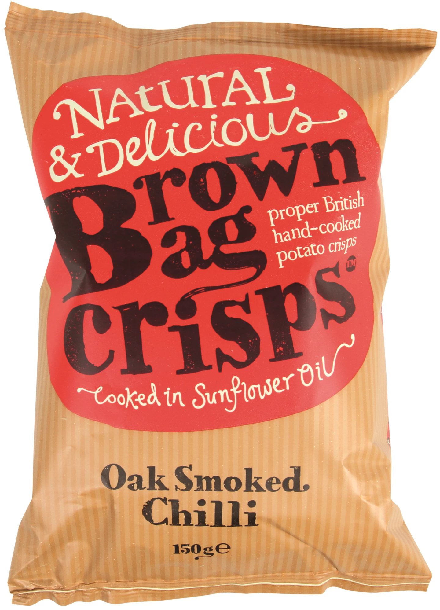 Løgismose Delikatesser Brown Bag Crisps Chips egerøget chili 40g - 128063