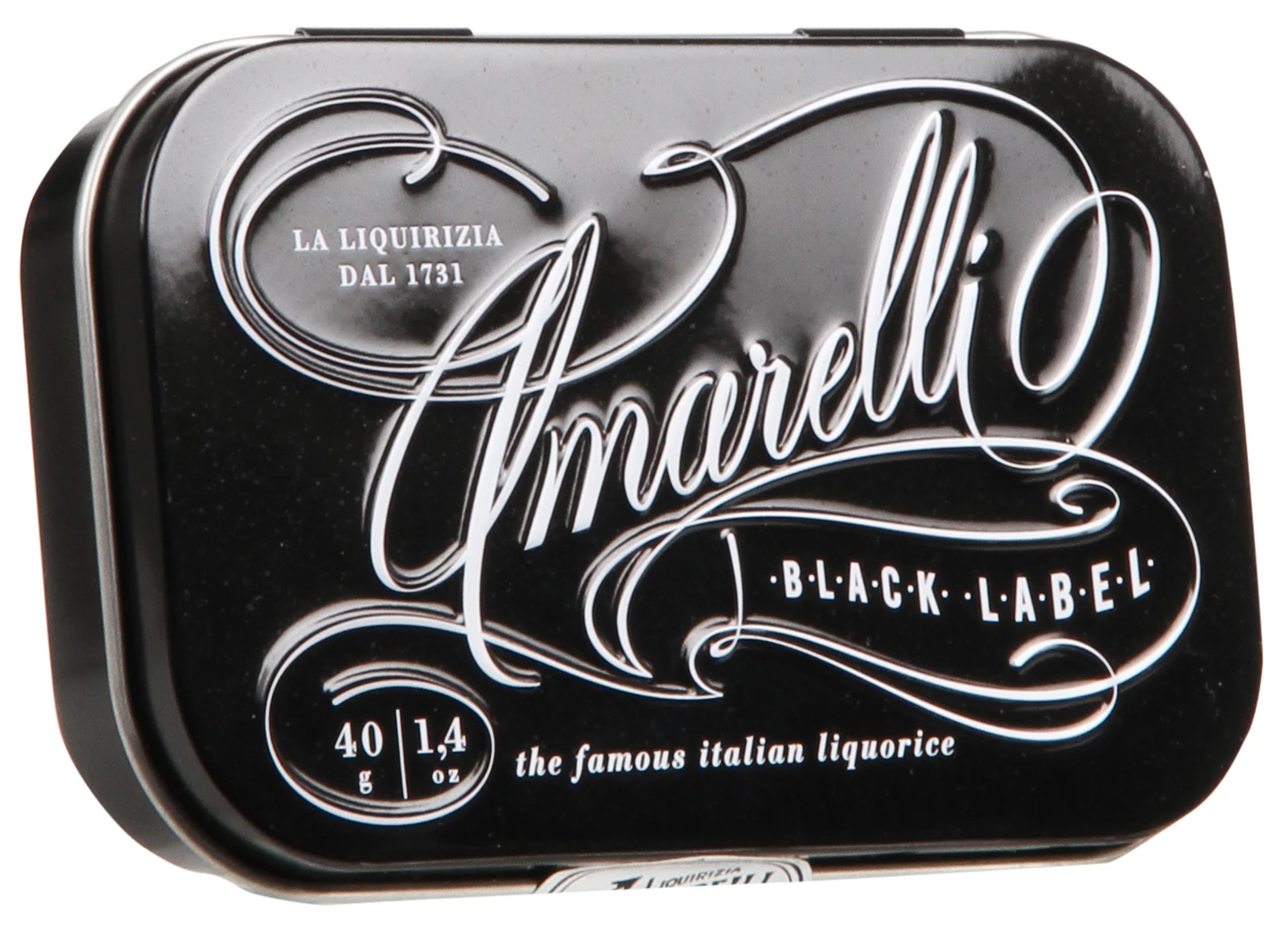 Løgismose Delikatesser Amarelli Italiensk lakrids Black label 40g - 132511