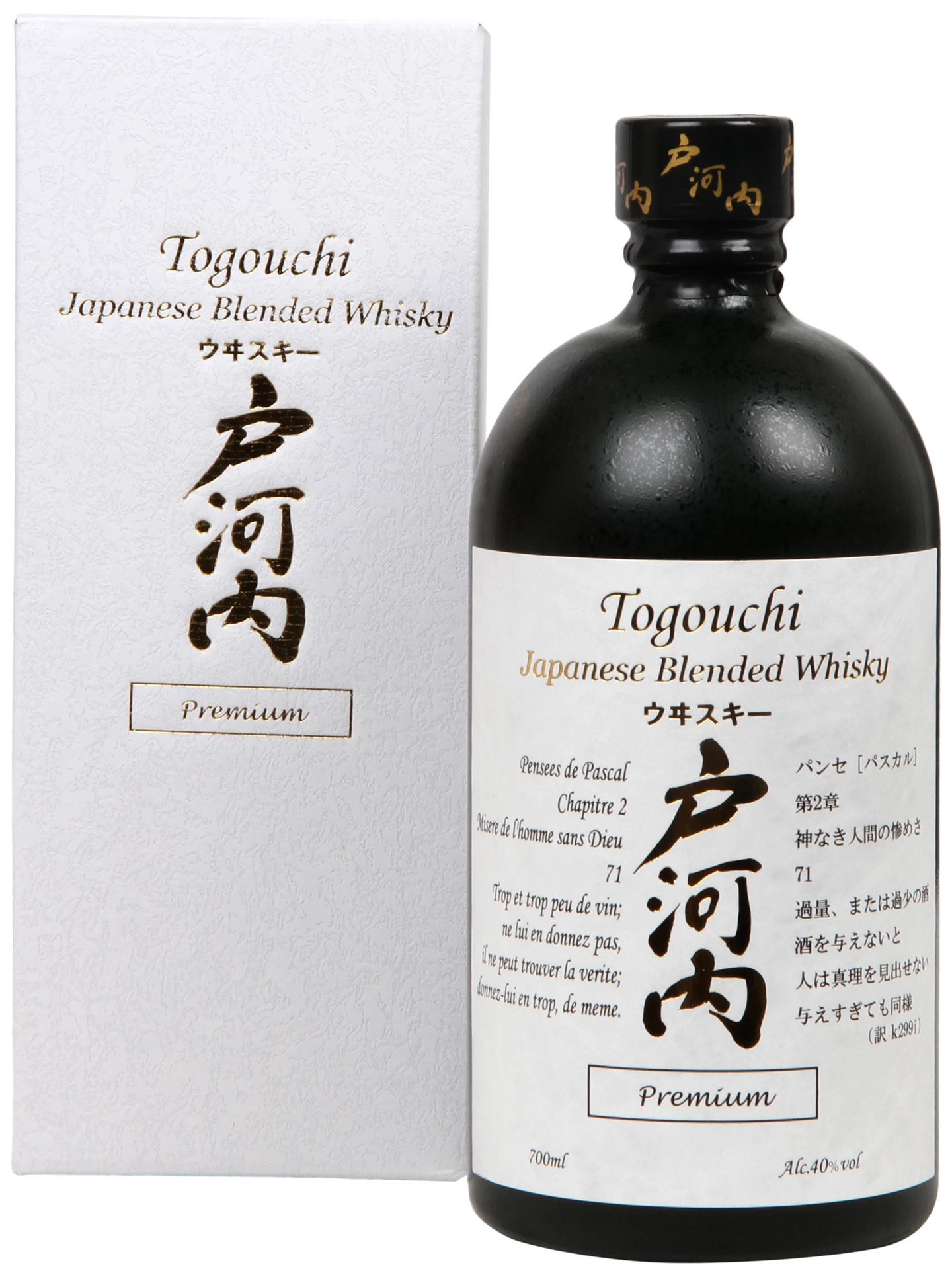 Løgismose Spiritus Togouchi Premium Blend 40% 70cl Japan - 214765