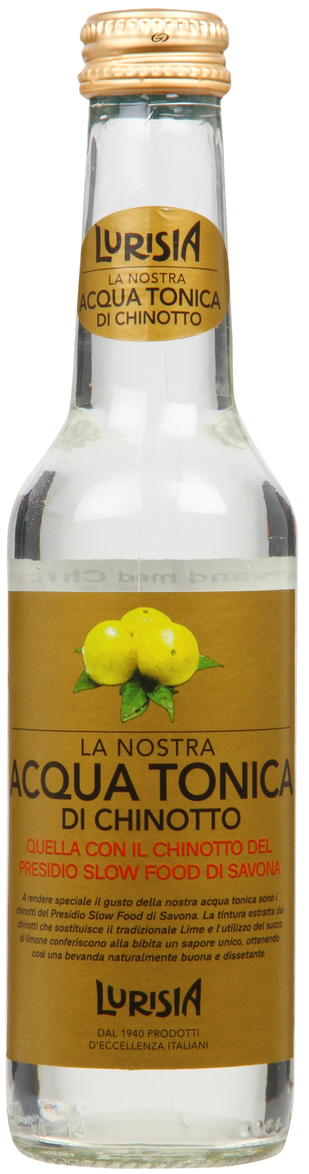 Løgismose soft drinks - Lurisia - Tonic vand med Chinotto 275ml - 128214