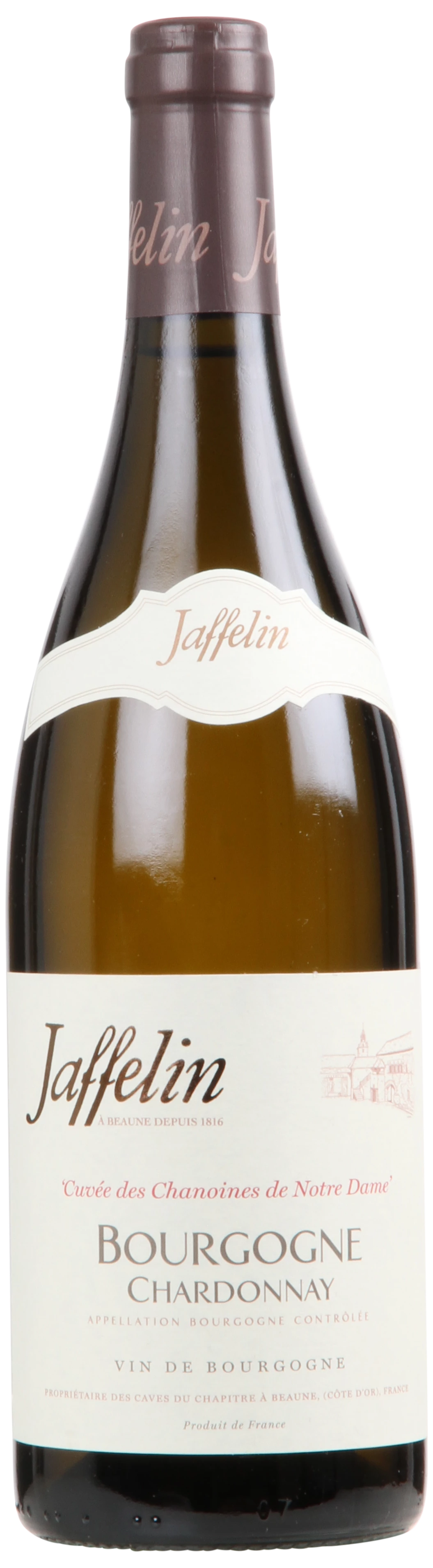 Løgismose Hvidvin Maison Jaffelin Bourgogne Chardonnay Chanoines de Notre Dame 2018 - 215929