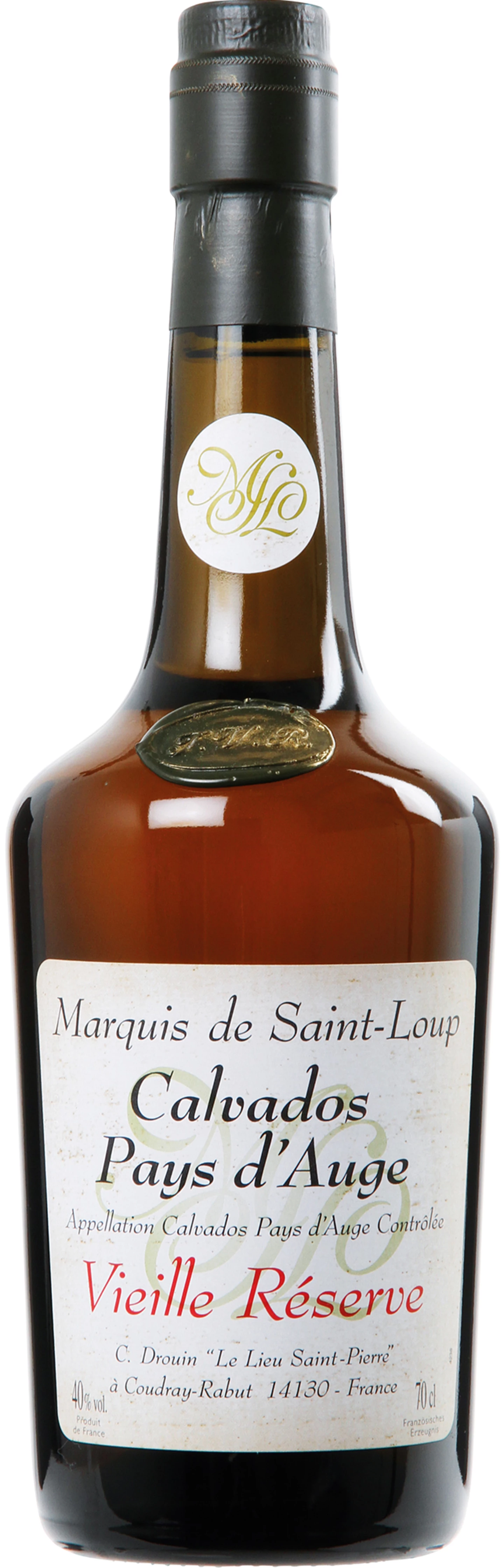 Løgismose Spiritus Marquis de Saint Loup Calvados Pays d Auge Vielle Reserve - 128577