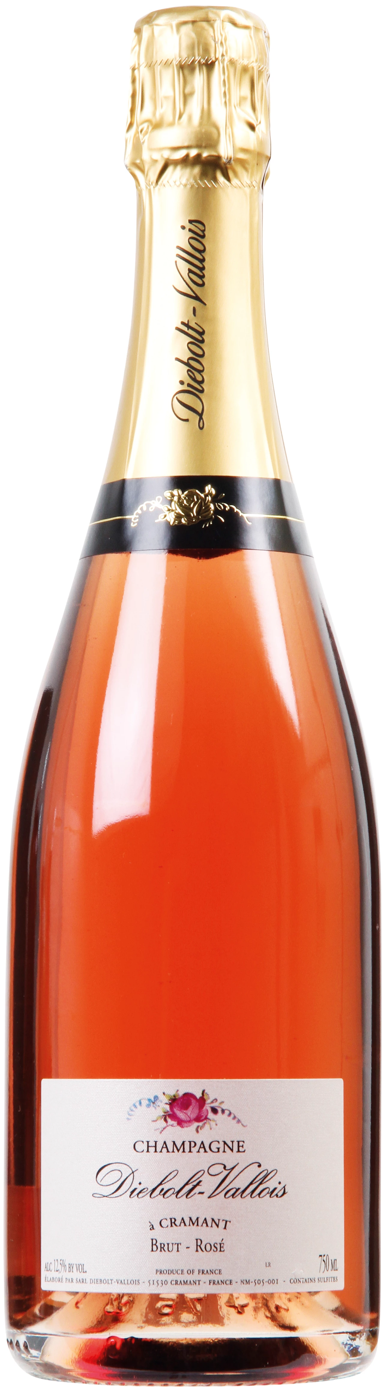 Løgismose Champagne Diebolt Vallois Cramant Rosé Brut NV - 131457