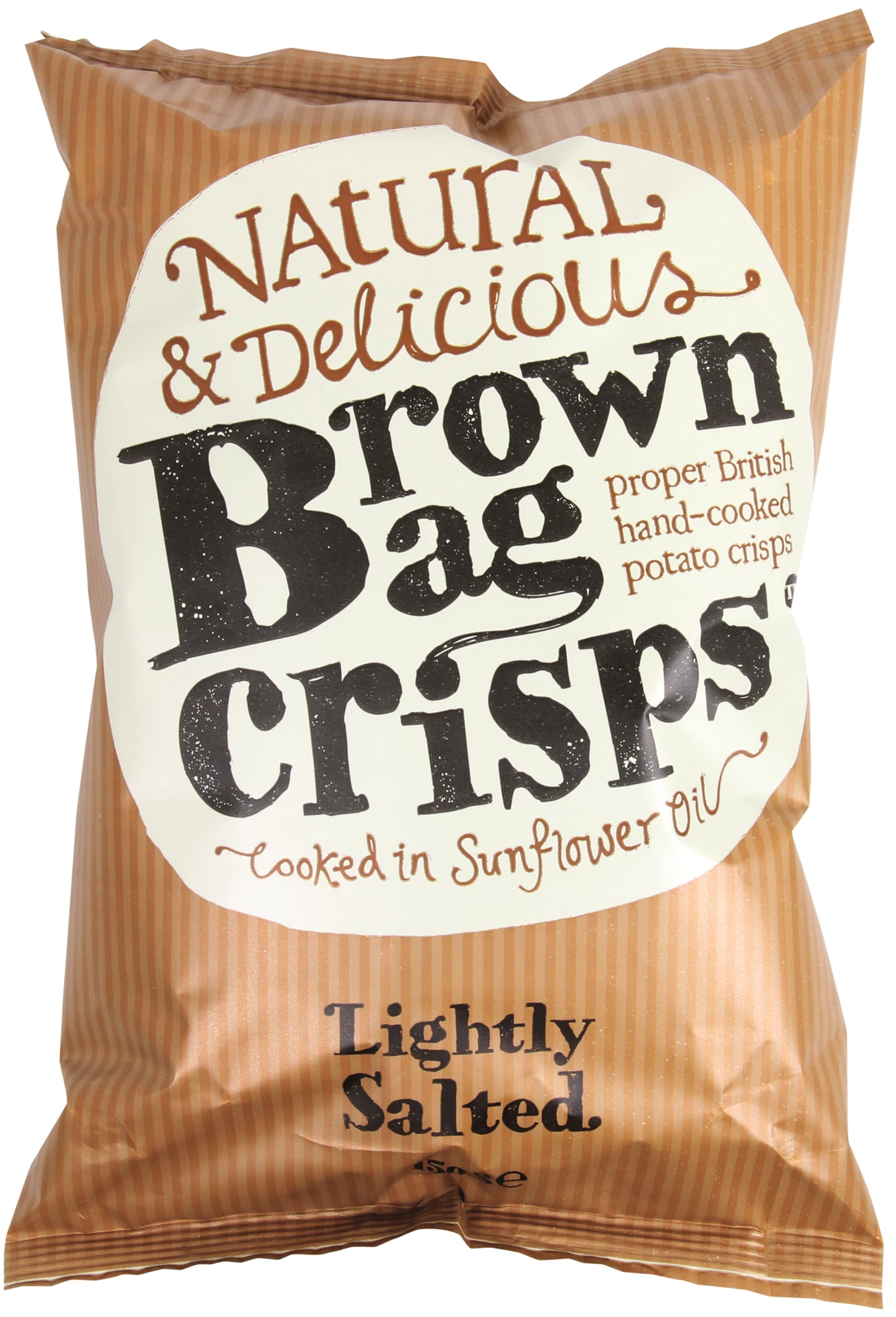 Løgismose Delikatesser Brown Bag Crisps Chips letsaltede 40 g - 128076