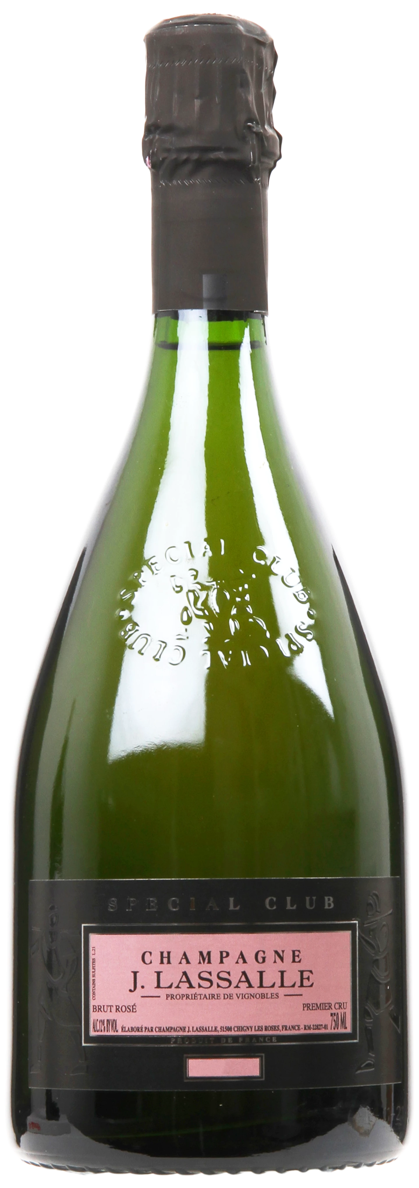 Løgismose Mousserende Champagne J Lassalle Special Club Premier Cru Brut Rosé 150cl 2014 - 220915