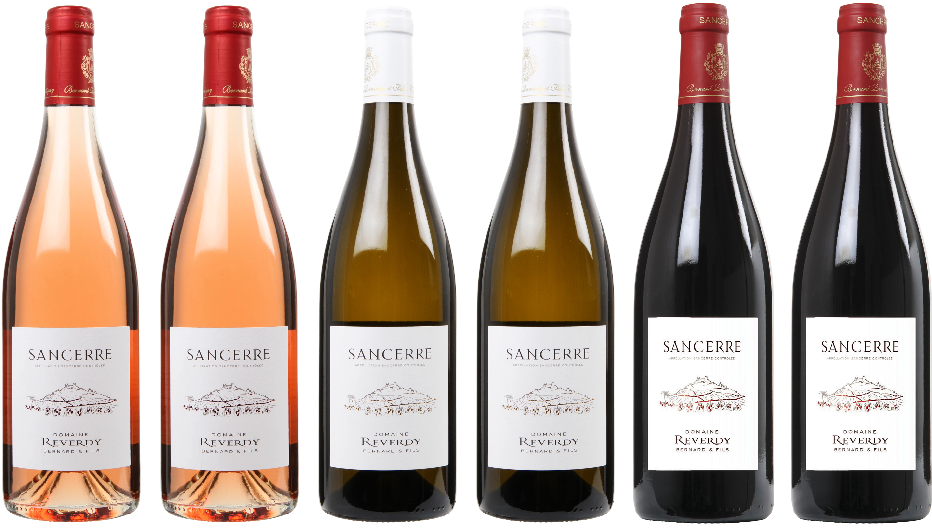 Rød, hvid og rosé Sancerre fra Domaine Reverdy