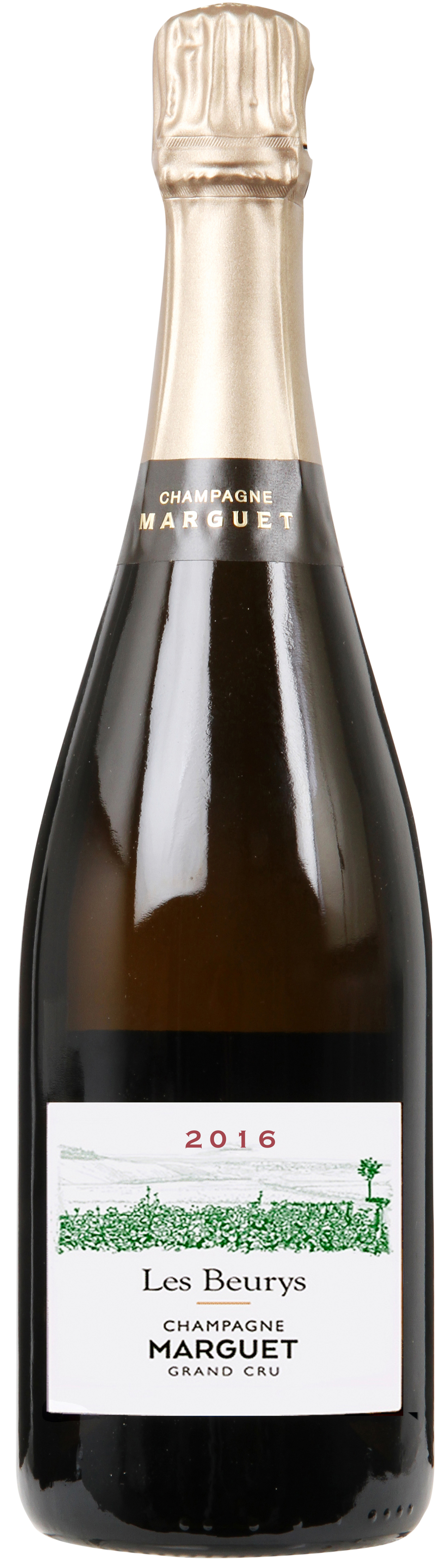 Champagne Les Beurys Grand Cru Brut Nature BIO 2016, Champagne Marguet