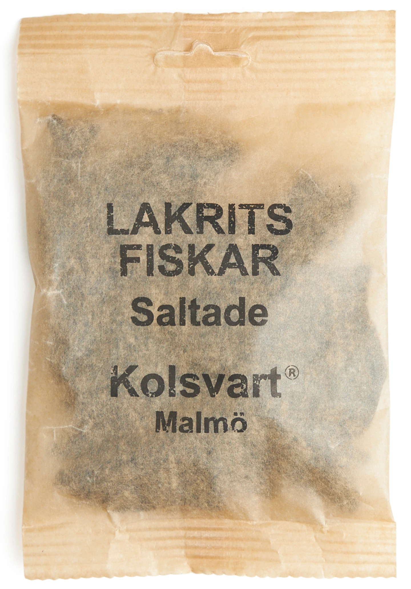 Løgismose Delikatesser Kolsvart Salte lakridsfisk 120g - 216150