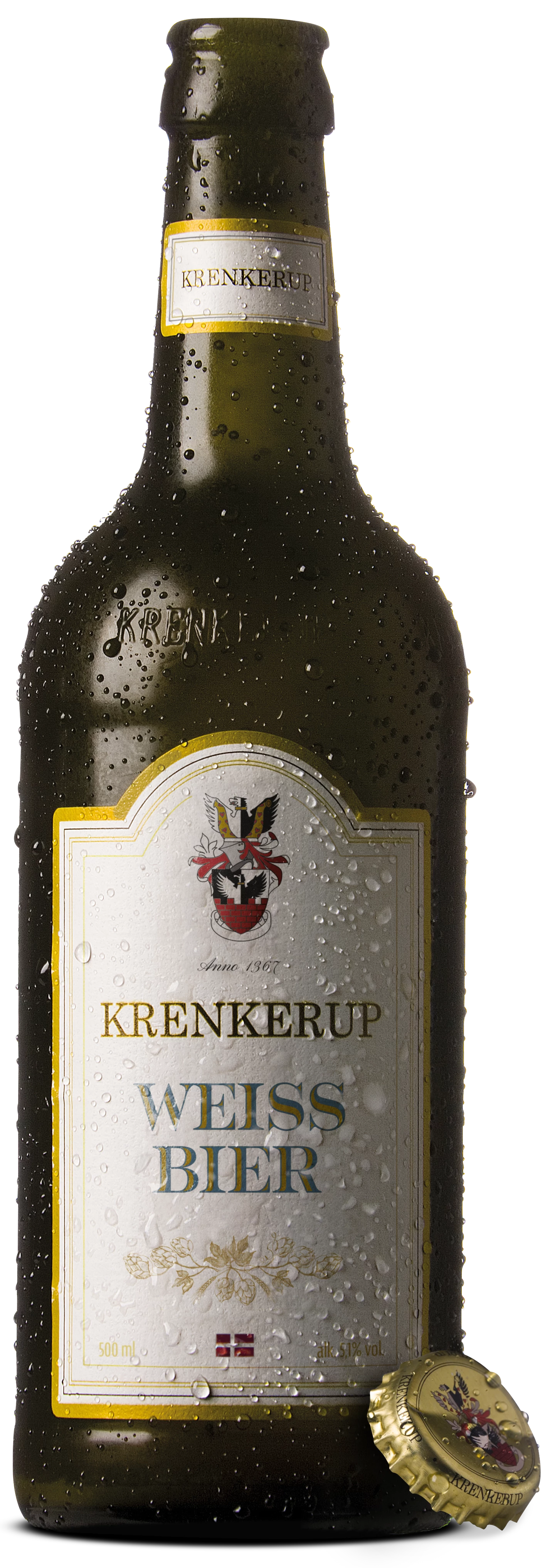 Løgismose Delikatesser Krenkerup øl Weissbier 5,1% 50cl - 200156