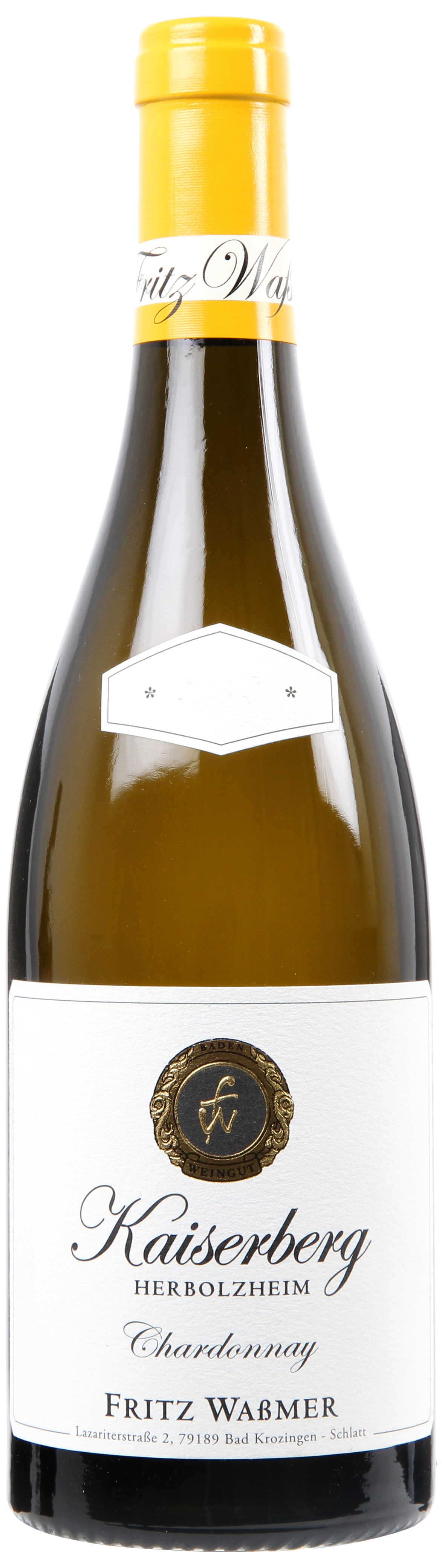 Chardonnay Kaiserberg Herbolzheim 2020, Weingut Fritz Wassmer