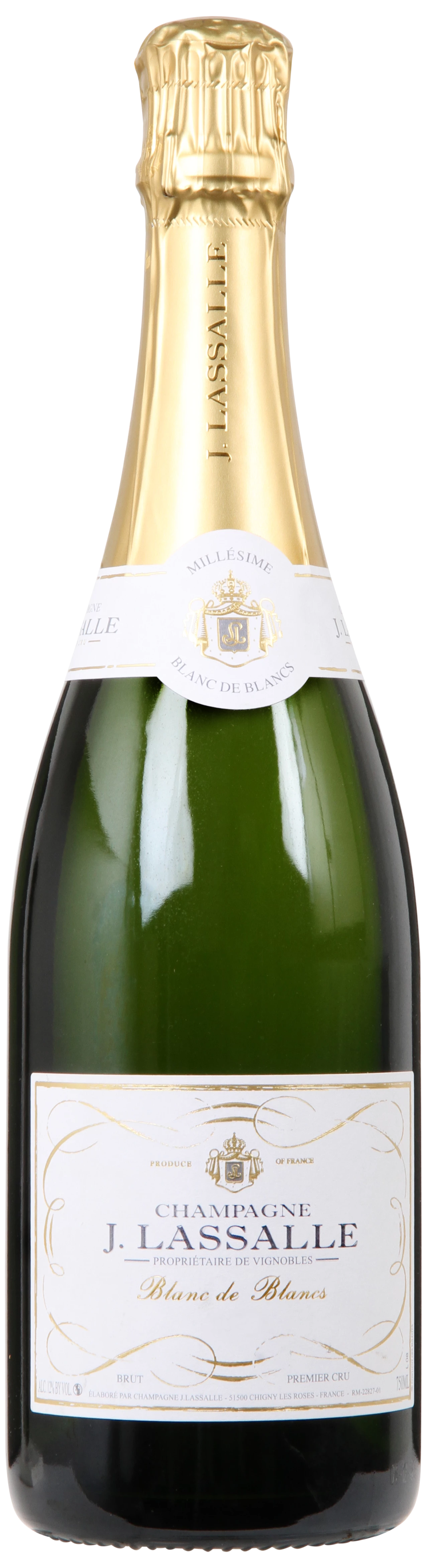 Løgismose Mousserende Lassalle Chigny-les-Roses Champagne Blanc de Blancs Brut Millésimé 2011 - 220908