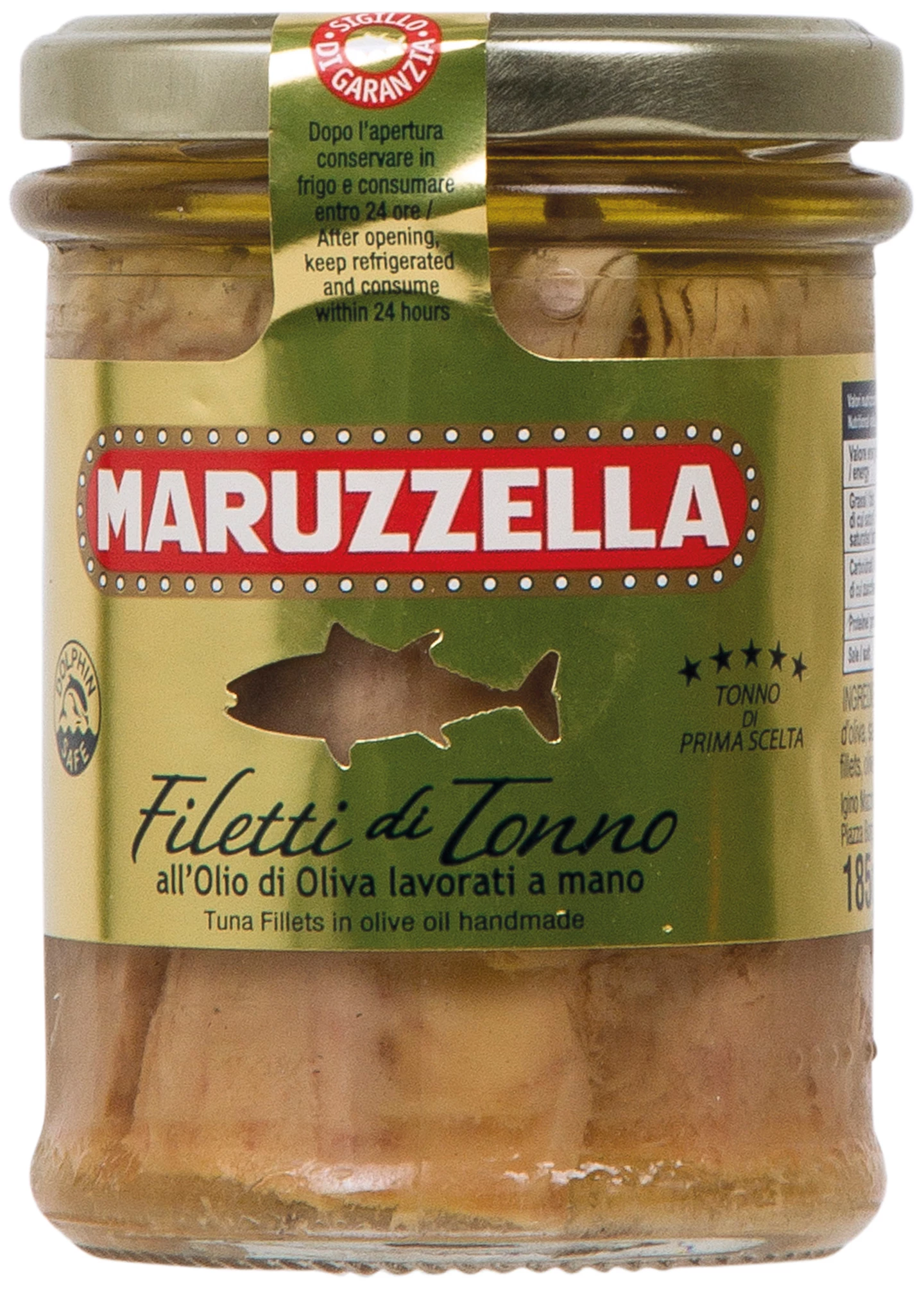 Løgismose Delikatesser Maruzzella Tunfilet i olivenolie glas 185g - 128059