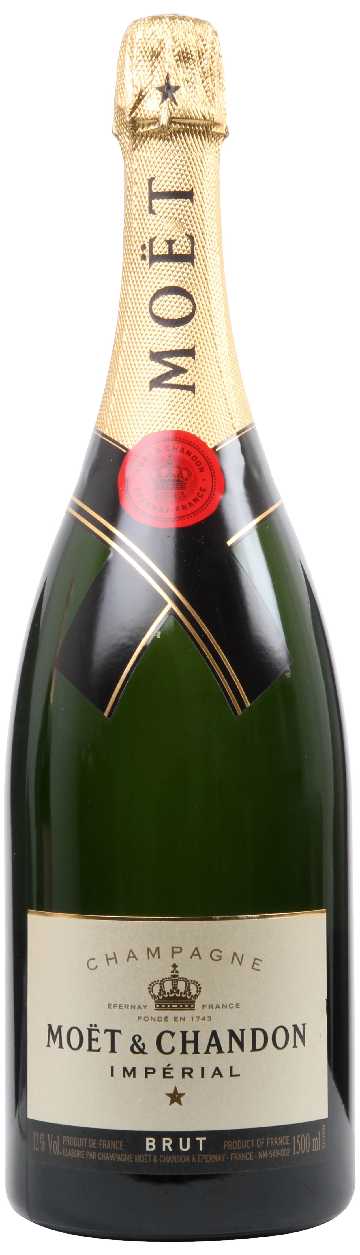 Løgismose Champagne  Champagne Moët & Chandon Champagne Moët Impérial Brut Magnum 1,5L - 220877