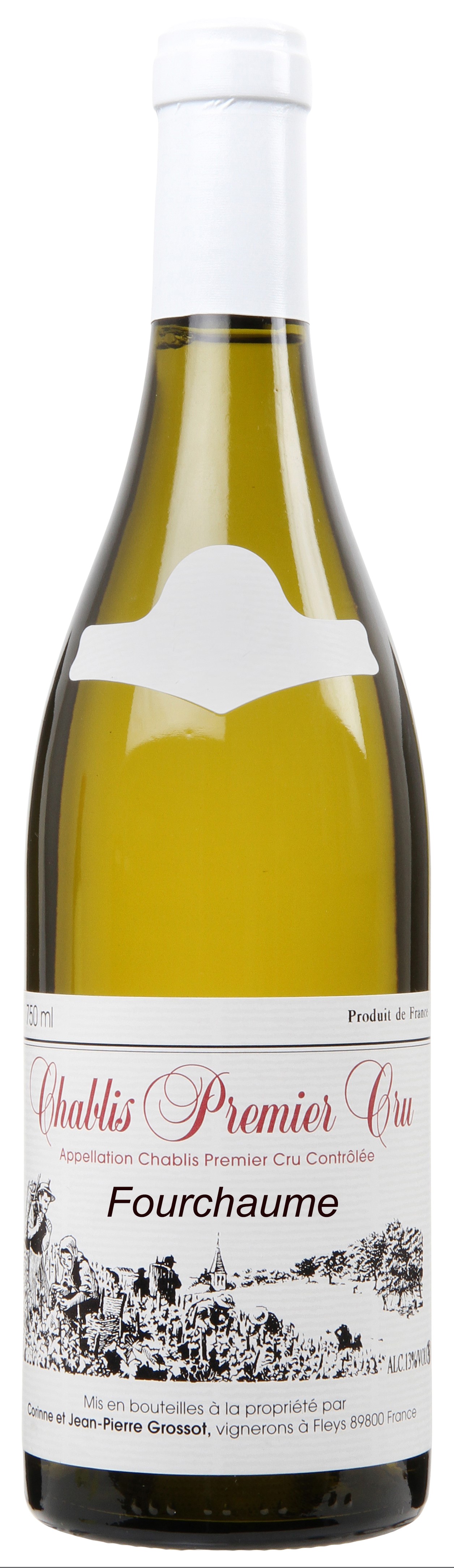 Chablis Fourchaume 1. Cru, ØKO, 2021, Domaine Famille Grossot