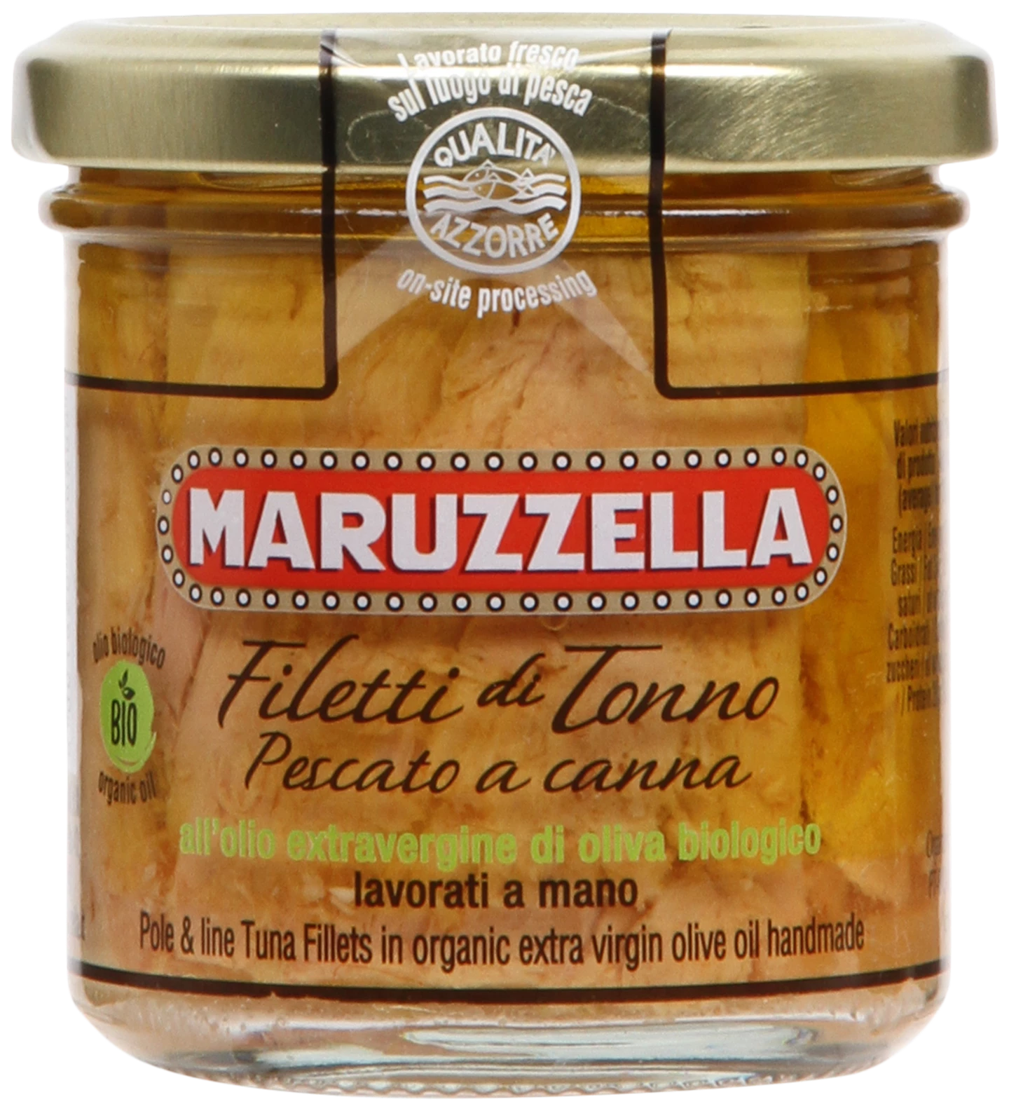 Løgismose delikatesser Maruzzella Tunfilet i økologisk  Olivenolie Glas 150g - 215775