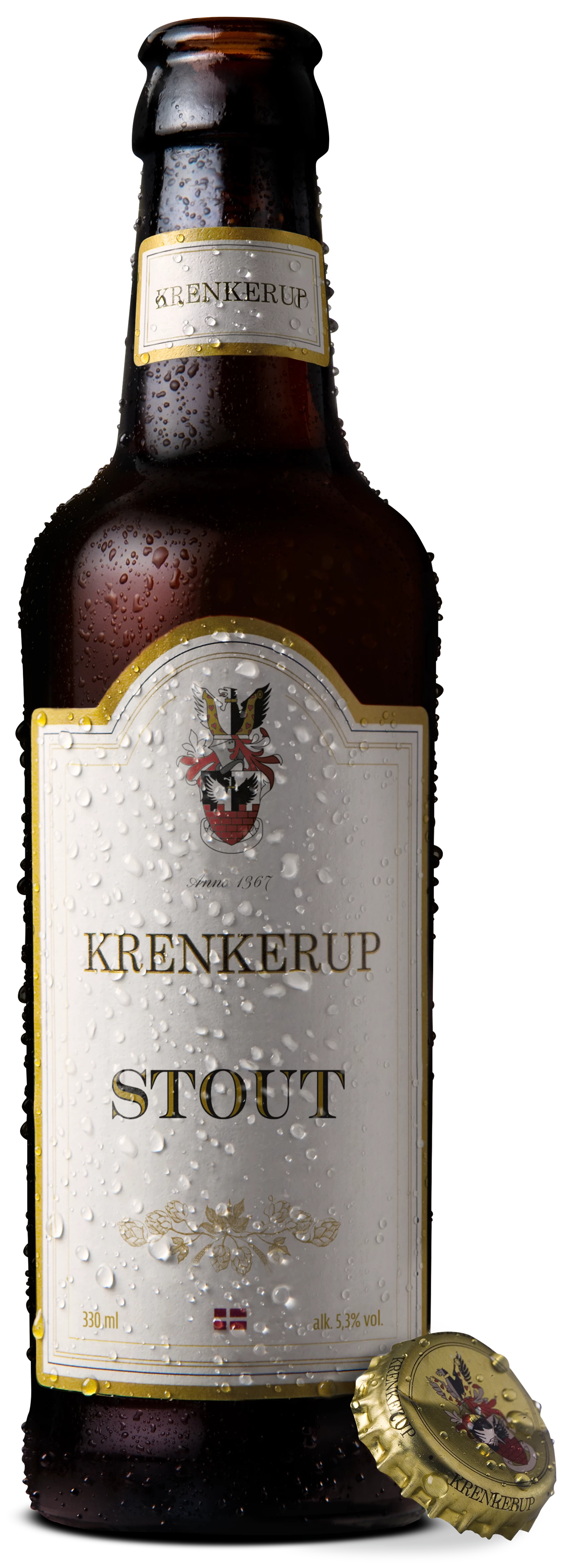 Løgismose Delikatesser Krenkerup øl Stout 5,3% 33cl - 218301