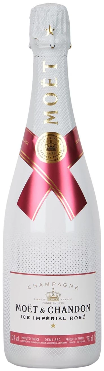 Løgismose Mousserende Moët-Chandon Epernay Champagne Moët Ice rosé Imperial NV - 133953 