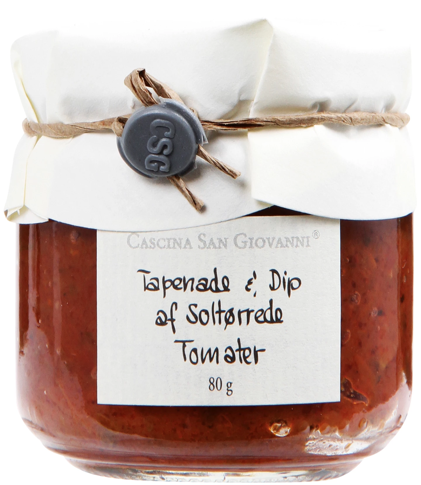 Løgismose Delikatesser Cascina San Giovanni Tapenade & Dip af Soltørrede Tomater 80g - 128025