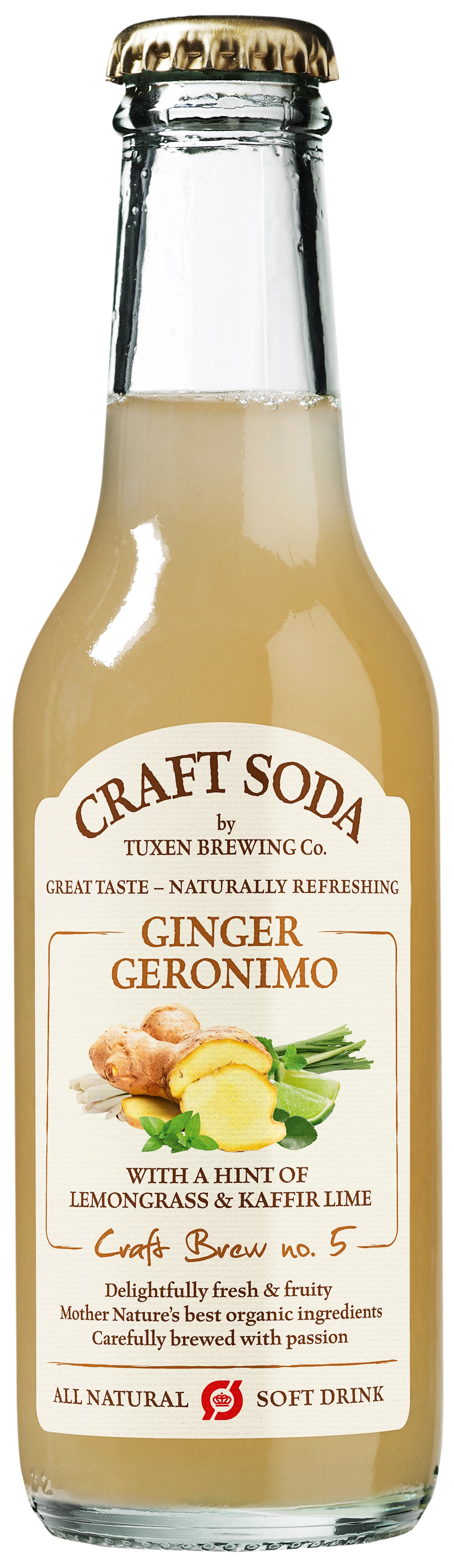 Løgismose Soft drinks - Craft Soda - Ginger Geronimo 20cl - 207036