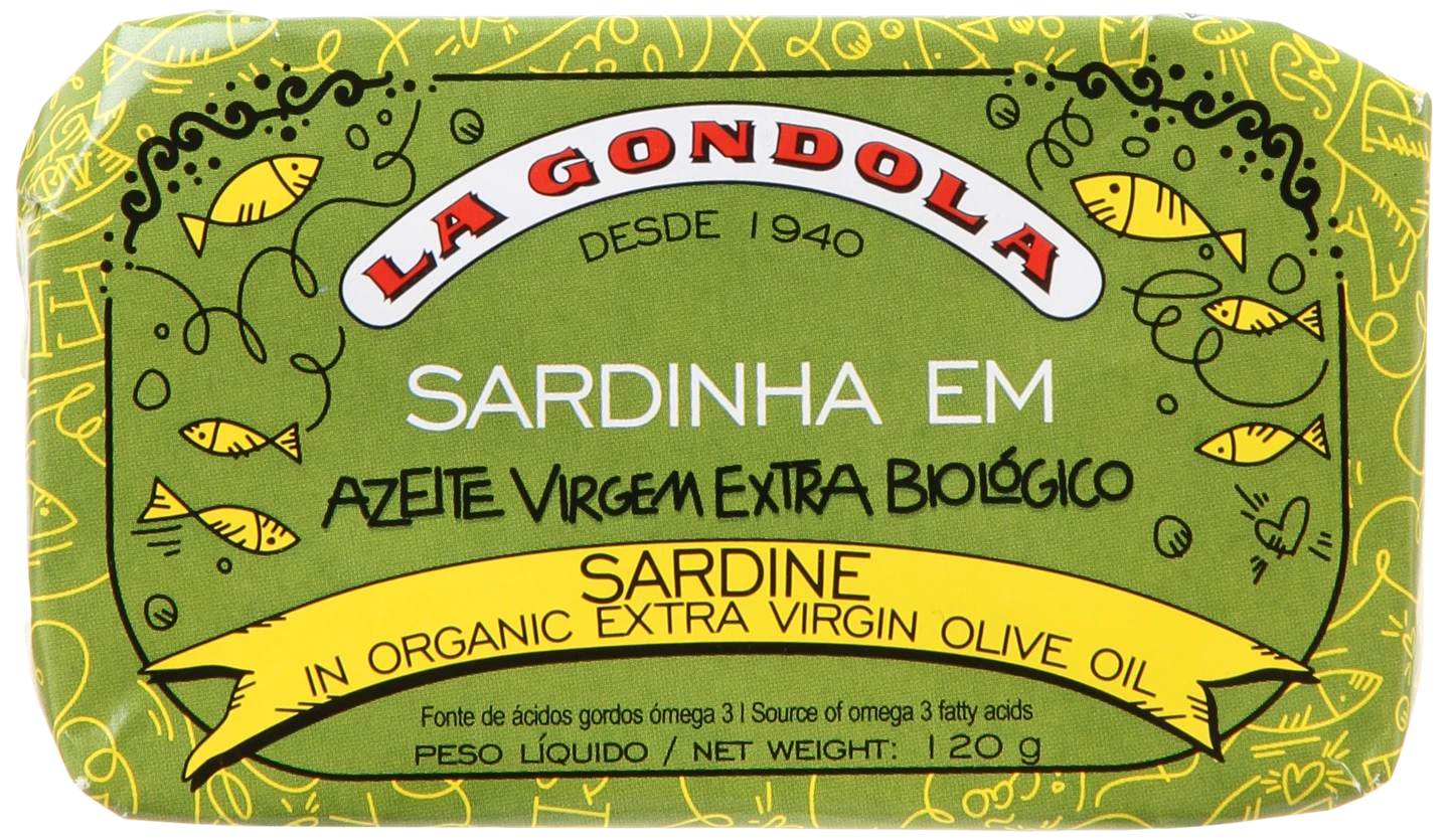 Løgismose Delikatesser La Gondola Sardiner I Økologisk Jomfruolivenolie 120 g - 128057