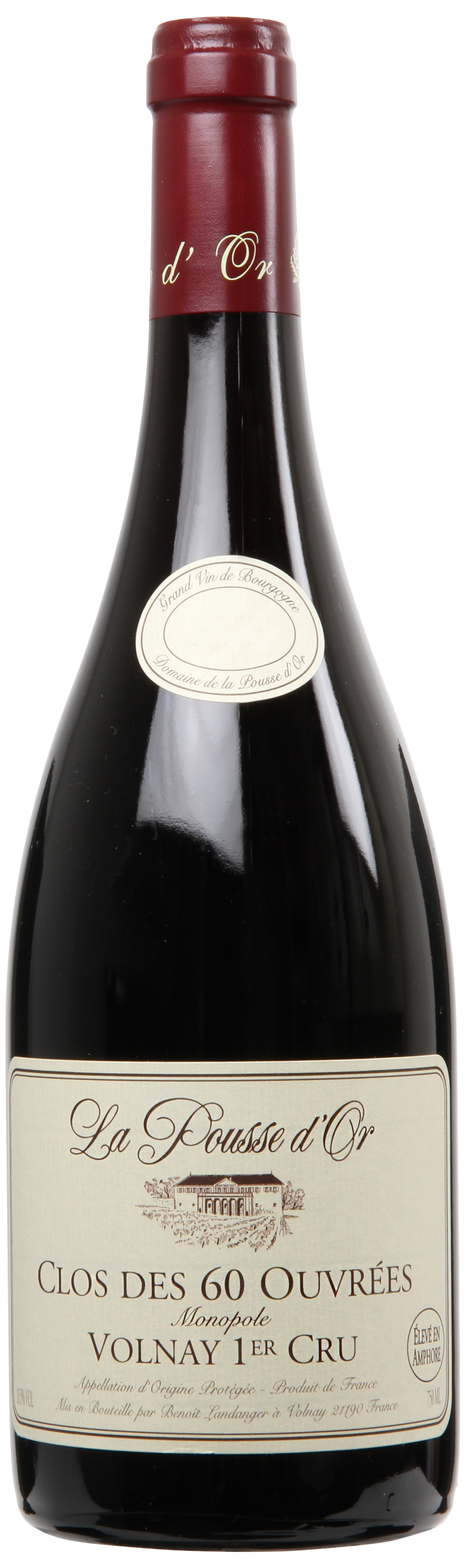 Volnay Clos des 60 Ouvrées 1. Cru Amphore BIO 2020, Domaine de la Pousse d'Or