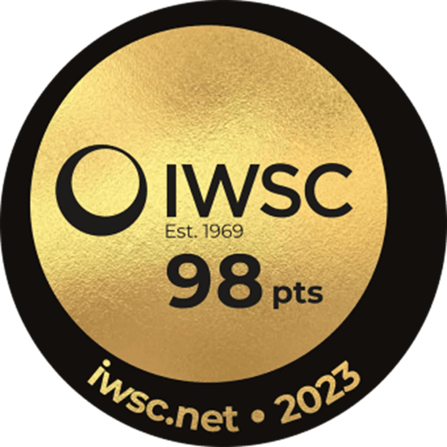 Iwsc2023 Gold 98 Medal