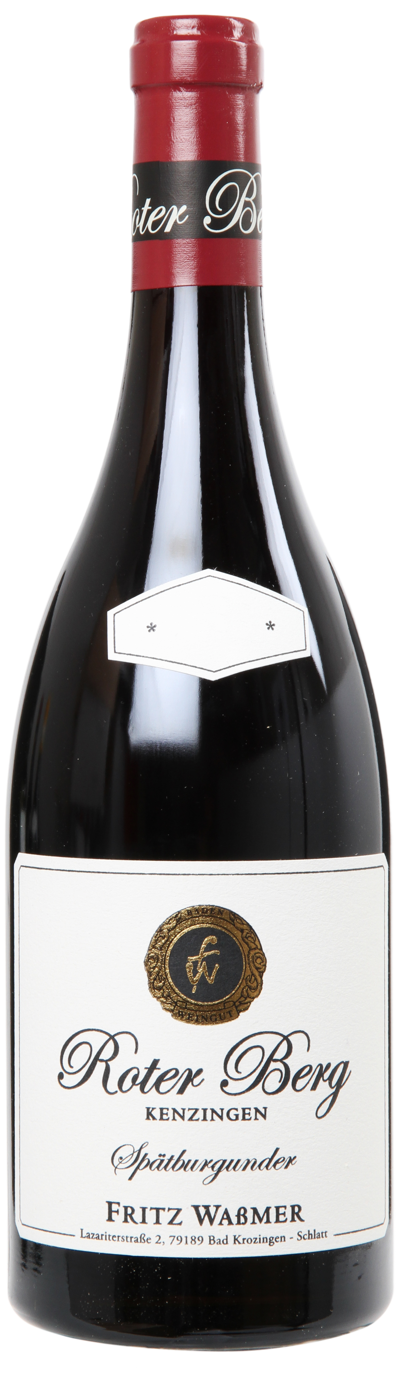 Spätburgunder Roter Berg Kenzingen 2020, Weingut Fritz Wassmer