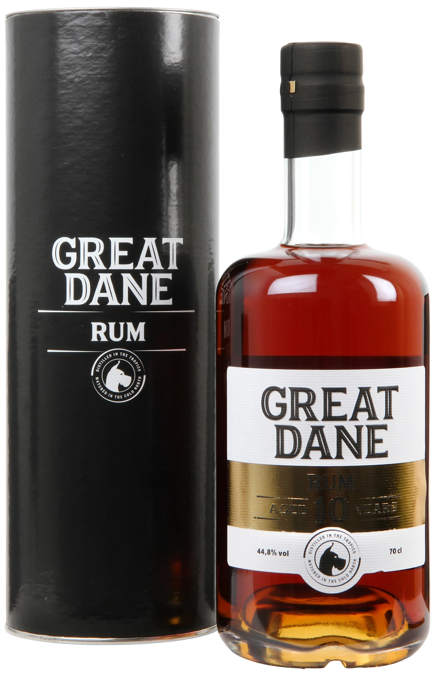 Løgismose Spiritus Skotlander Rum Great Dane Rum 10 År 44,8% 70Cl - 219384 1