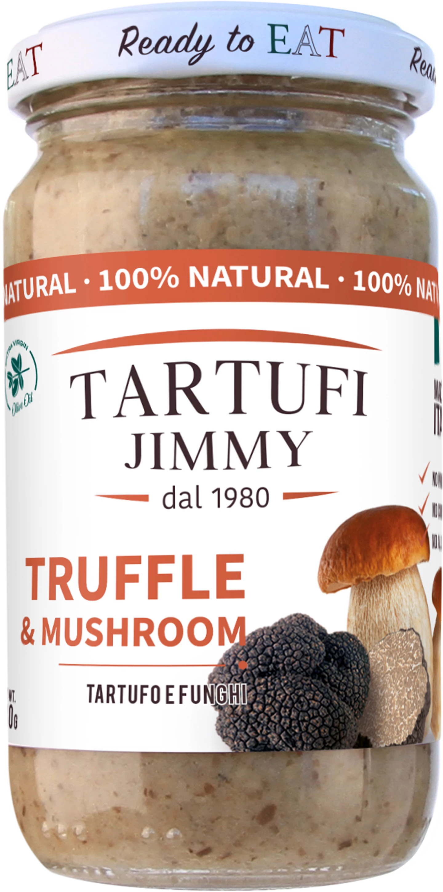 Løgismose Delikatesser Tartufi Jimmy Pastasauce med svampe og trøffel, 180g - 220136