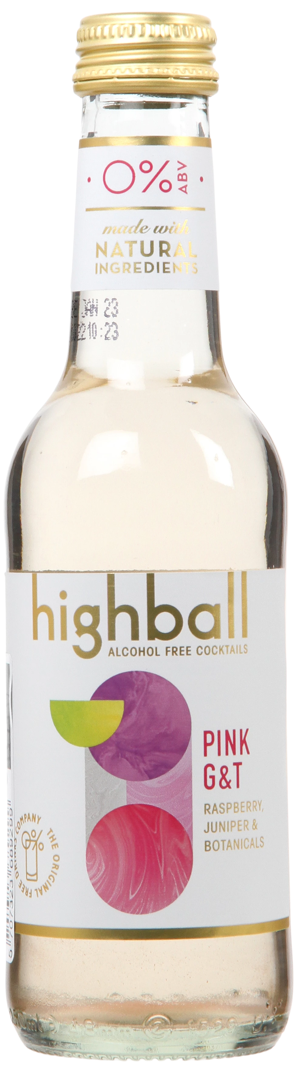 Løgismose Highball Pink Gin & Tonic Alkoholfri Cocktail 25 cl - 222151
