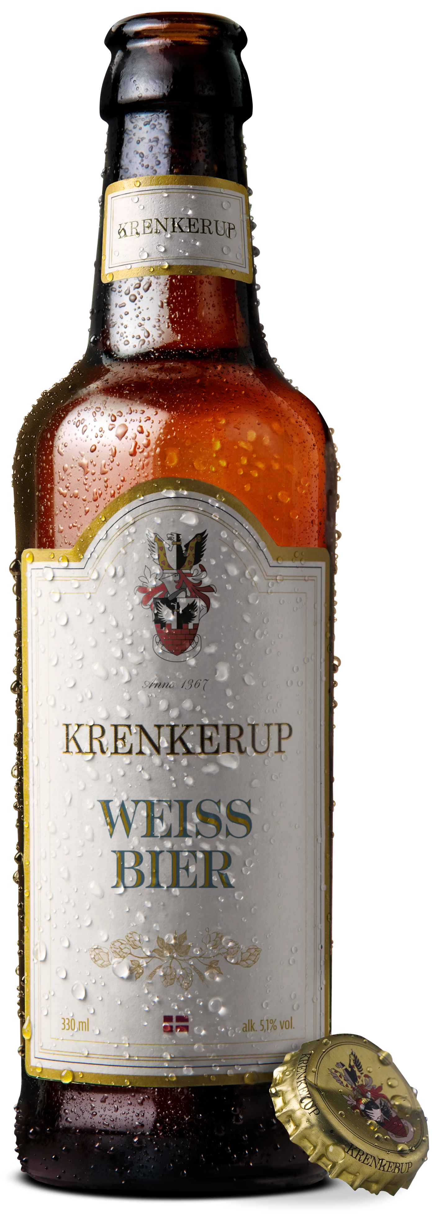 Løgismose Delikatesser Krenkerup øl Weissbier 5,1% 33cl - 218302